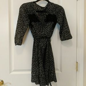 Black and white dress